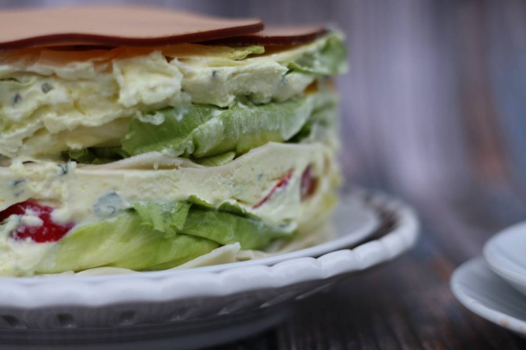 Slana salata torta - Low carb