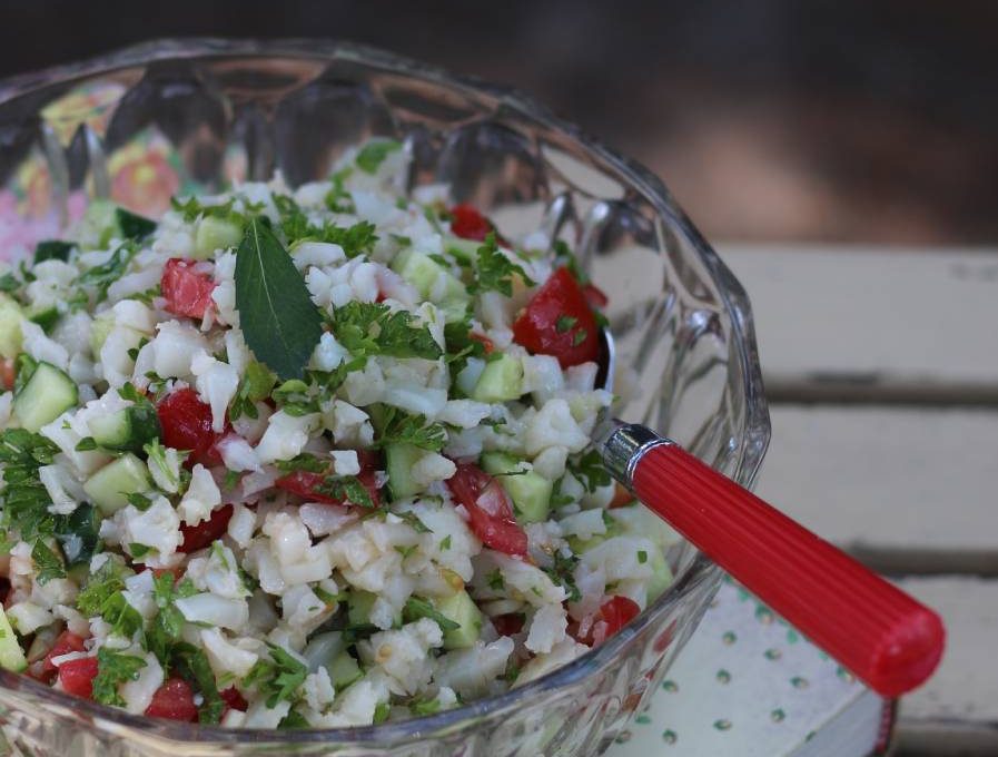 Tabule salata sa karfiolom- salata iz libanske kuhinje na Low Carb način